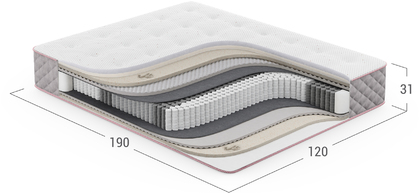 MOON MEDIC Comfort S 866 матрас 120x190